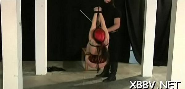  Excellent scenes of raw bondage with a hawt amateur woman